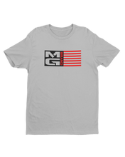 Load image into Gallery viewer, MG FLAG T-SHIRT GREY - [madgearbrand]
