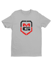 Load image into Gallery viewer, SHIELD T-SHIRT GREY/SIGNATURE RED - [madgearbrand]
