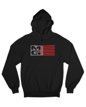 Load image into Gallery viewer, MG FLAG HOODIE BLACK - [madgearbrand]
