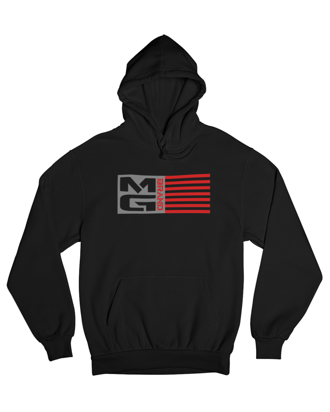 MG FLAG HOODIE BLACK - [madgearbrand]