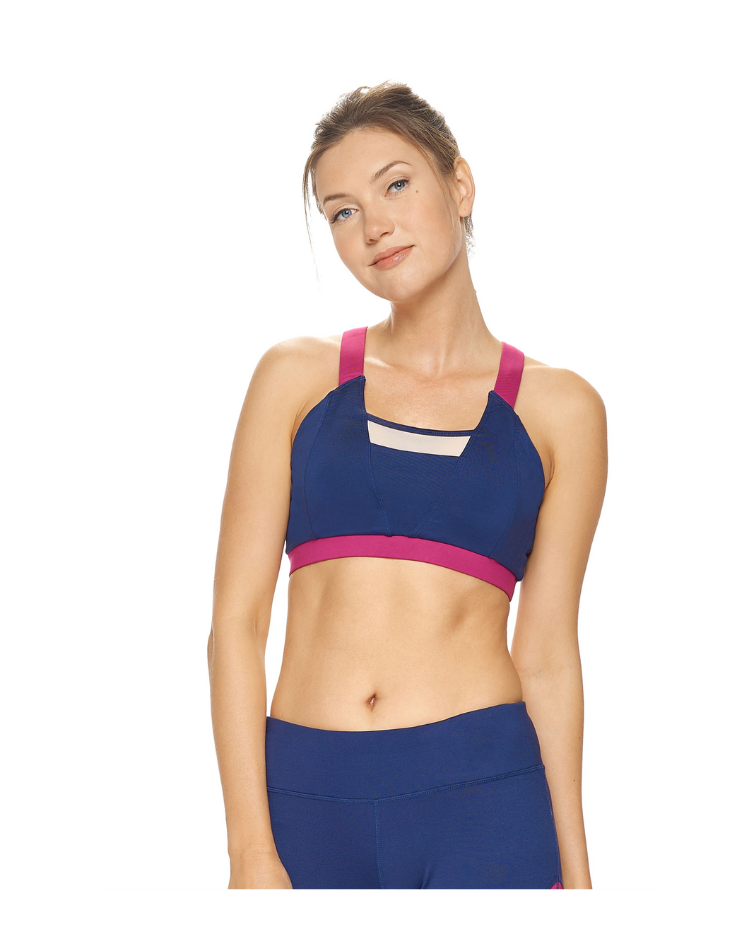 CALYPSO MESH SPORTS BRA NAVY - [madgearbrand]