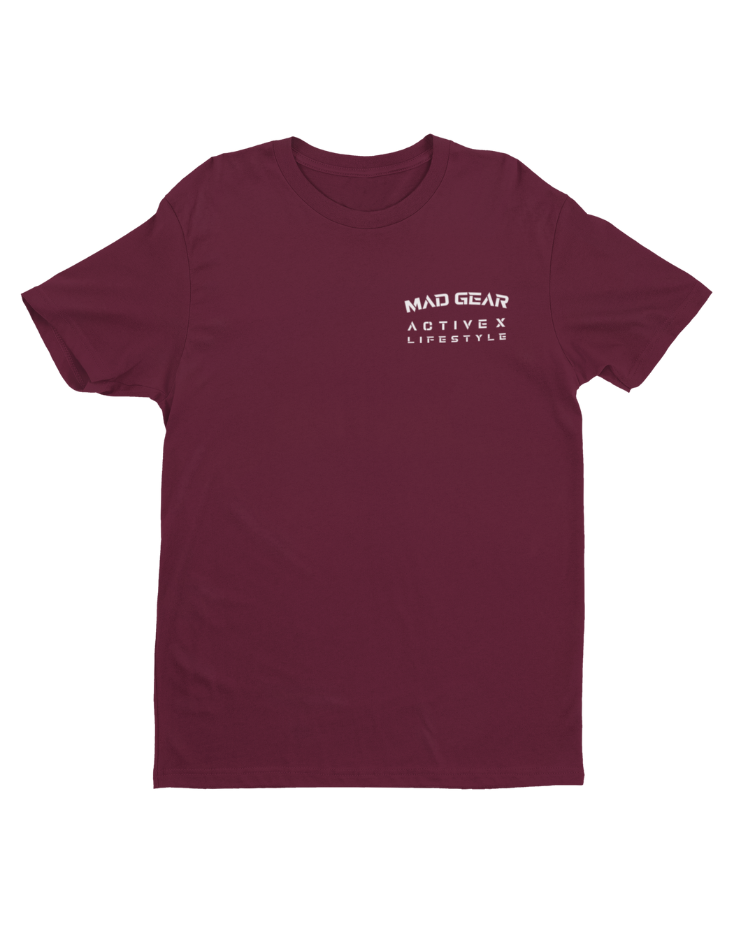 MAD GEAR CLASSIC T-SHIRT MAROON - [madgearbrand]