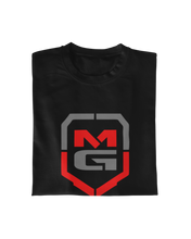 Load image into Gallery viewer, SHIELD T-SHIRT BLACK/SIGNATURE RED - [madgearbrand]
