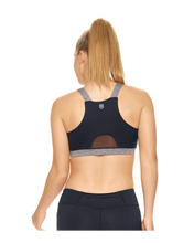 Load image into Gallery viewer, CALYPSO MESH SPORTS BRA BLACK - [madgearbrand]
