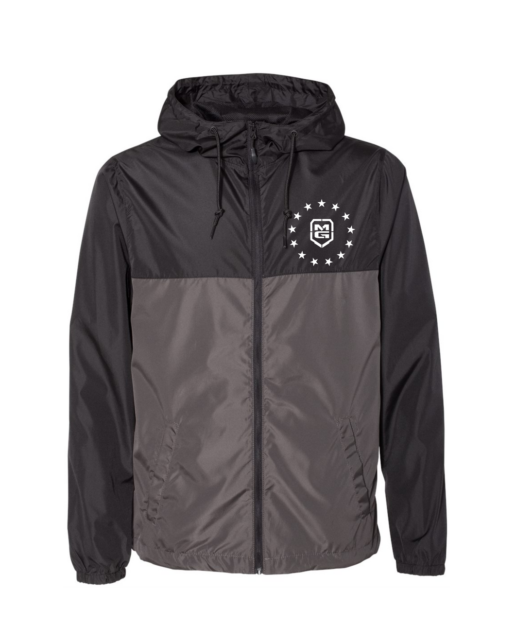 PATRIOT WINDBREAKER BLACK/CHARCOAL - [madgearbrand]