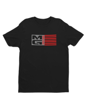 Load image into Gallery viewer, MG FLAG T-SHIRT BLACK - [madgearbrand]
