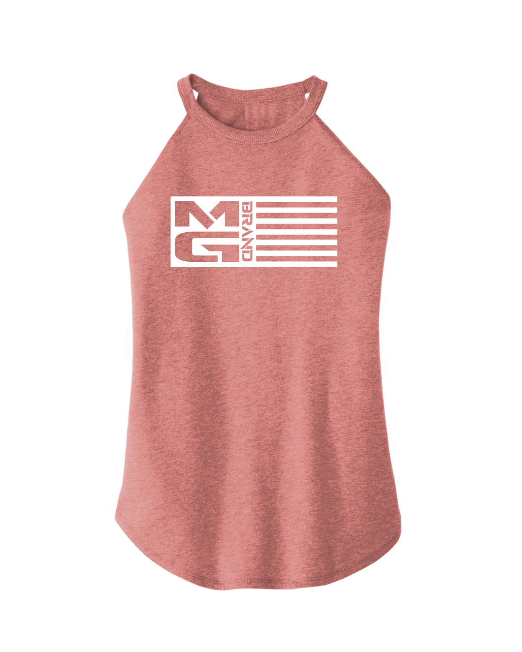 WOMENS MG FLAG ROCKER TANK MAUVE - [madgearbrand]