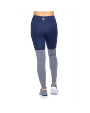 Load image into Gallery viewer, HEATHER BLOCKED LEGGINGS NAVY - [madgearbrand]
