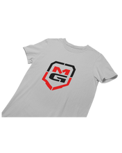 Load image into Gallery viewer, SHIELD T-SHIRT GREY/SIGNATURE RED - [madgearbrand]
