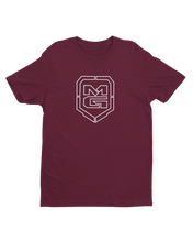 Load image into Gallery viewer, GHOST SHIELD T-SHIRT MAROON - [madgearbrand]
