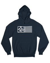 Load image into Gallery viewer, MG FLAG HOODIE NAVY - [madgearbrand]
