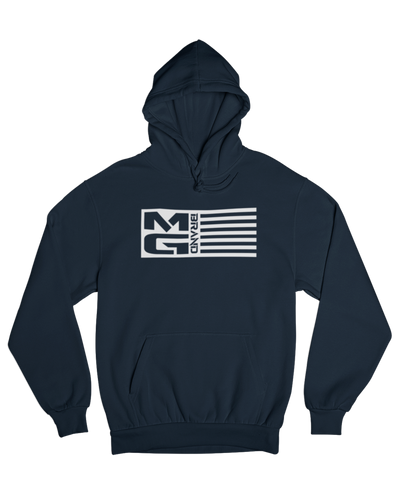 MG FLAG HOODIE NAVY - [madgearbrand]