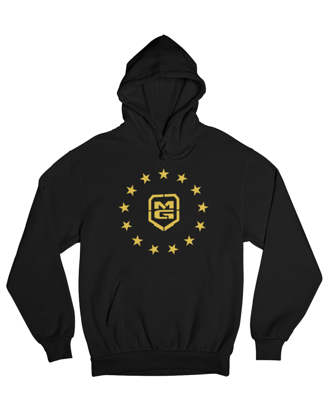 PATRIOT HOODIE BLACK/YELLOW - [madgearbrand]