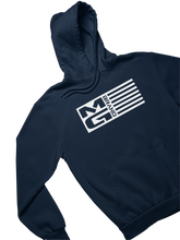 Load image into Gallery viewer, MG FLAG HOODIE NAVY - [madgearbrand]
