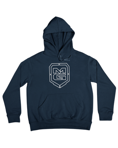 GHOST SHIELD HOODIE NAVY - [madgearbrand]