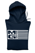 Load image into Gallery viewer, MG FLAG HOODIE NAVY - [madgearbrand]
