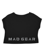 Load image into Gallery viewer, ALPHA CROP TEE BLACK/GREY - [madgearbrand]
