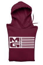 Load image into Gallery viewer, MG FLAG HOODIE MAROON - [madgearbrand]
