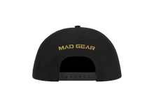 Load image into Gallery viewer, GHOST SHIELD SNAPBACK BLACK/GOLD - [madgearbrand]
