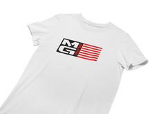 Load image into Gallery viewer, MG FLAG T-SHIRT WHITE - [madgearbrand]
