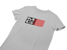 Load image into Gallery viewer, MG FLAG T-SHIRT GREY - [madgearbrand]
