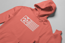 Load image into Gallery viewer, MG FLAG HOODIE CORAL - [madgearbrand]
