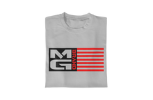 Load image into Gallery viewer, MG FLAG T-SHIRT GREY - [madgearbrand]
